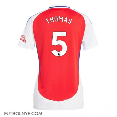 Camiseta Arsenal Thomas Partey #5 Primera Equipación para mujer 2024-25 manga corta